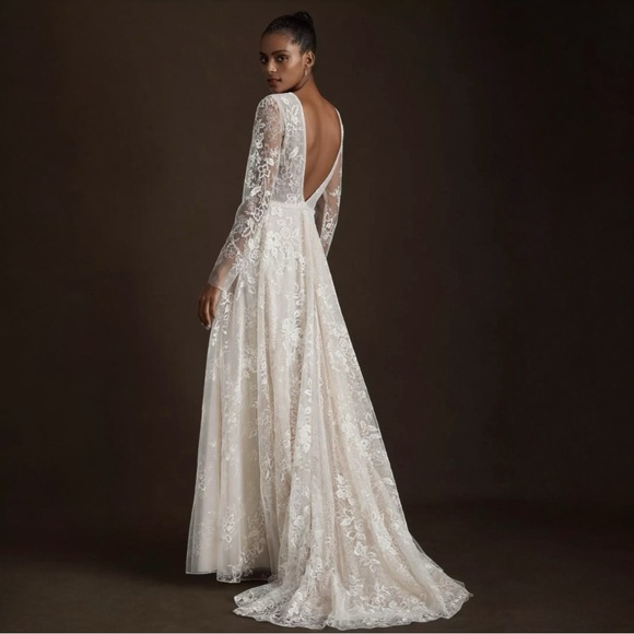 Riki Dalal Joan Wedding Dress Size 14, NWT, $1,600 In Store - Picture 4 of 7
